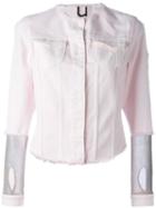 Aviù Panelled Sleeve Denim Jacket