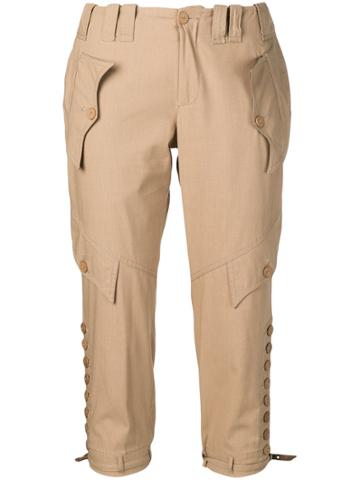 Jean Paul Gaultier Vintage Cropped Trousers - Neutrals