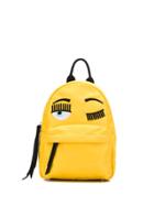 Chiara Ferragni Flirting Embroidery Backpack - Yellow