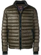 Woolrich Quilted High Neck Jacket - Green