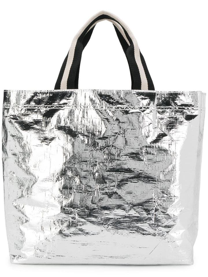 Bellerose Top-handle Shopper Tote - Silver
