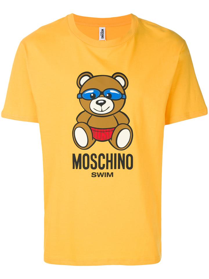 Moschino Swim Teddy T-shirt - Yellow & Orange