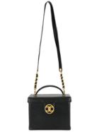 Chanel Vintage '2way' Cosmetic Box Bag - Black
