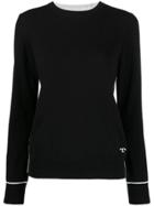 Tory Burch Cashmere Fitted Jumper - Black