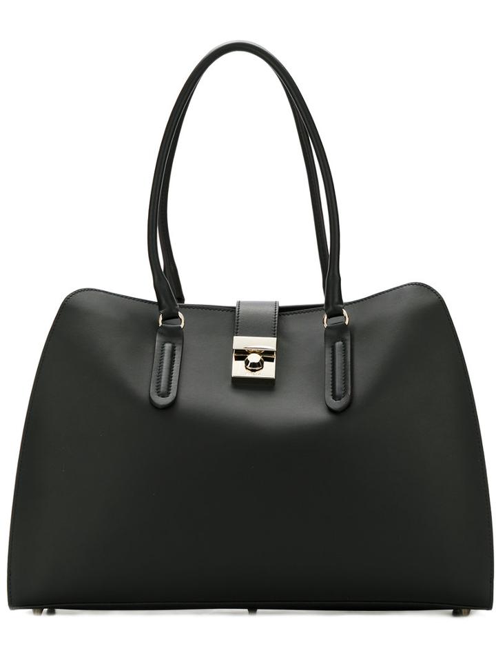 Furla - Milano Tote - Women - Leather - One Size, Black, Leather