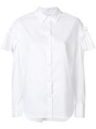 Sjyp Sleeve Frill Blouse - White