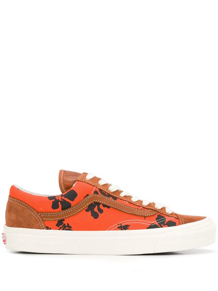 Vans Floral Trainers - Brown