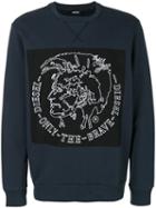 Diesel - Samuel Sweatshirt - Men - Cotton - Xxl, Blue, Cotton