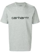 Carhartt Wip Logo Print T-shirt - Grey