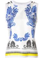 Versace Collection Printed Tank Top - Multicolour