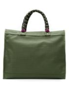 Xaa Tote Bag, Women's, Green, Leather/artificial Leather