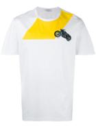 Salvatore Ferragamo - Motorcycle Embroidered T-shirt - Men - Cotton - M, White, Cotton