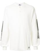Hysteric Glamour Button Neckline Sweatshirt - White
