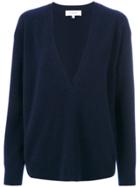 Carven V-neck Sweater - Blue