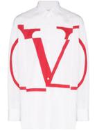 Valentino Vlogo Print Shirt - White