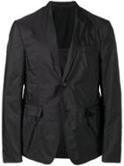 Prada Buttoned Suit Jacket - Black