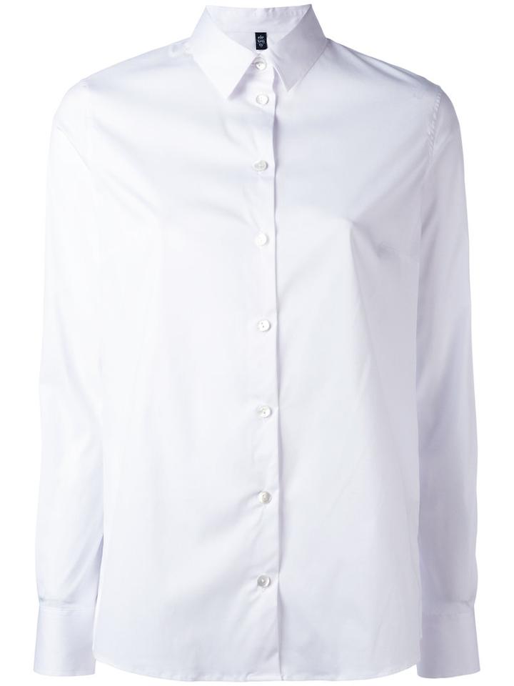 Eleventy - Classic Shirt - Women - Cotton/polyester/spandex/elastane - 40, White, Cotton/polyester/spandex/elastane