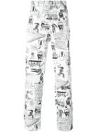 Comme Des Garçons Shirt Printed Chinos