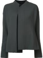 Narciso Rodriguez Asymmetric Contrast Trim Blazer