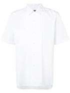 Comme Des Garçons Homme Plus Panel Detail Shortsleeved Shirt, Men's, Size: Large, White, Cotton