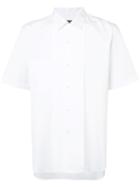 Comme Des Garçons Homme Plus Panel Detail Shortsleeved Shirt, Men's, Size: Large, White, Cotton