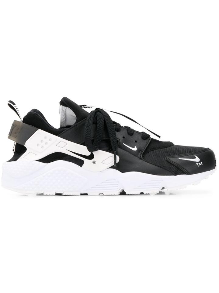 Nike Huarache Run Zip Sneakers - Black