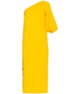 Mara Hoffman Emile One-shoulder Cotton Linen-blend Dress - Yellow &