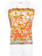 Emilio Pucci Rivera Print T-shirt Dress - White