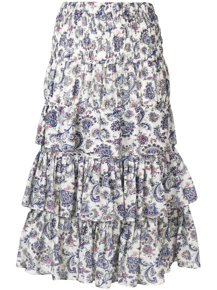 Isabel Marant Nouk Ruffled Skirt - Neutrals