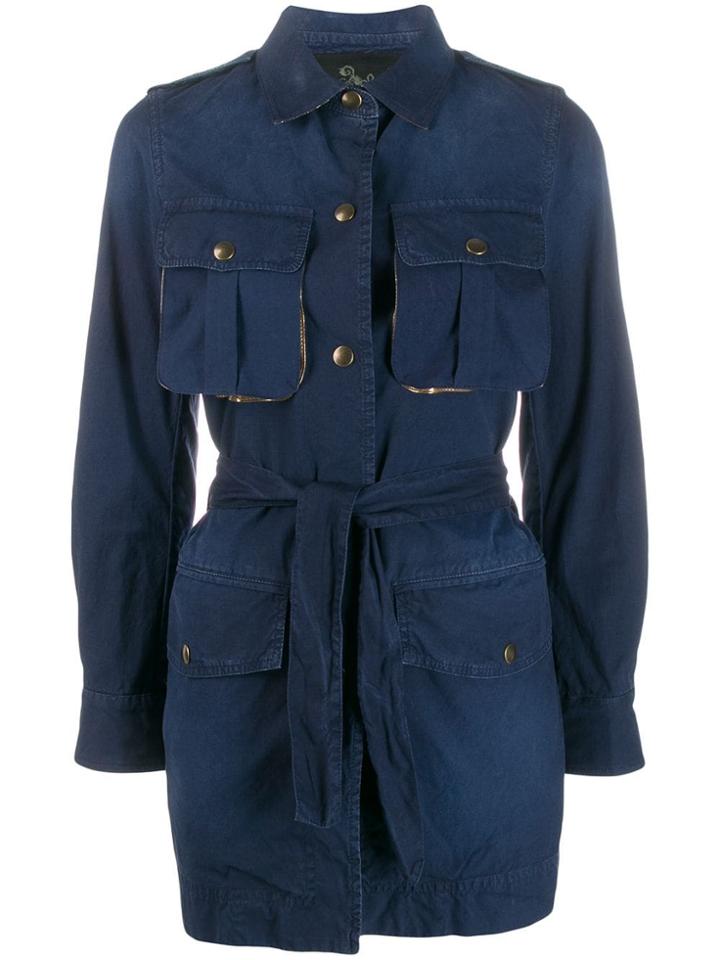 Mr & Mrs Italy Flap Pocket Jacket - Blue