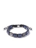 Shamballa Jewels 18kt White & Black Gold, Sapphire And Diamond Lock