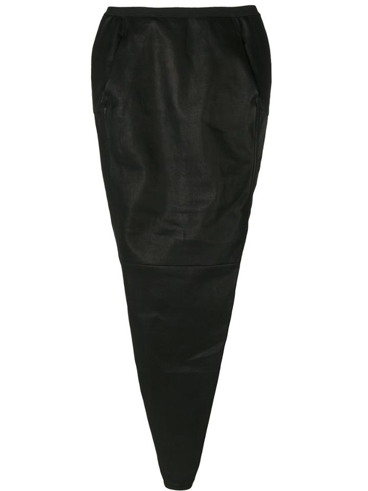 Rick Owens Full-length Fitted Skirt - Black