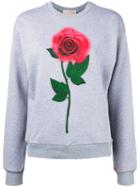 Christopher Kane - 'beauty And The Beast' Sweatshirt - Women - Cotton - M, Grey, Cotton