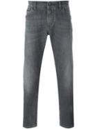 Dolce & Gabbana Slim Fit Jeans, Men's, Size: 54, Grey, Cotton/spandex/elastane