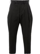 08sircus Tapered Tailored Trousers - Black