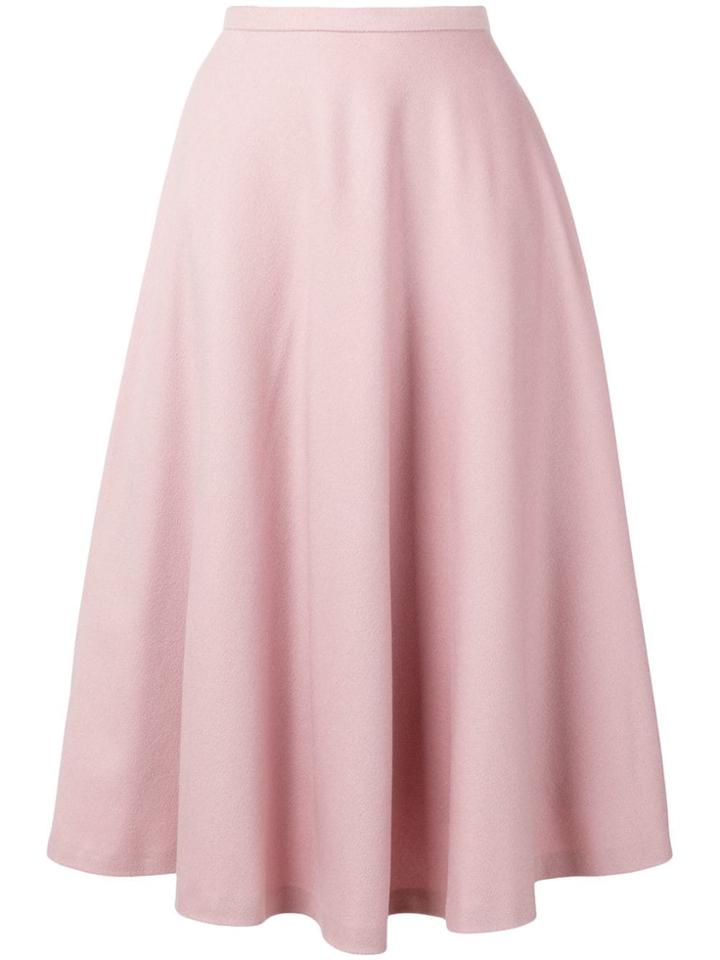 Max Mara Full Draped Skirt - Pink