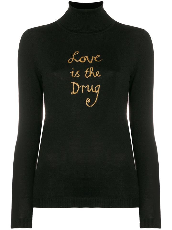 Bella Freud Love Is The Drug Sweater - Black