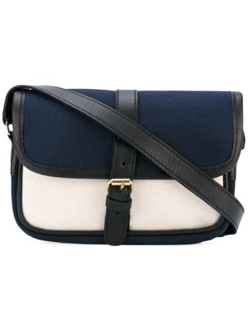 Franny Mini Shoulder Bag - Women - Cotton/leather - One Size, Blue, Cotton/leather, Tremouliere