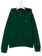 Polo Ralph Lauren Teen Logo Zipped Hoodie - Green