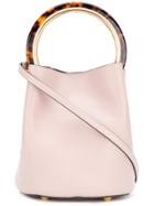 Marni Panier Bucket Shoulder Bag - Pink & Purple