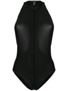 Ann Demeulemeester Racerback Swimsuit - Black