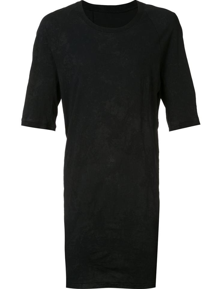 11 By Boris Bidjan Saberi Oversized T-shirt, Men's, Size: Medium, Black, Cotton