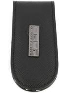 Fefè Logo Plaque Coin Purse - Black