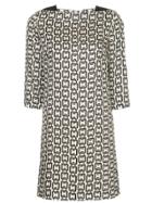 Milly Chain Print Dress - Neutrals