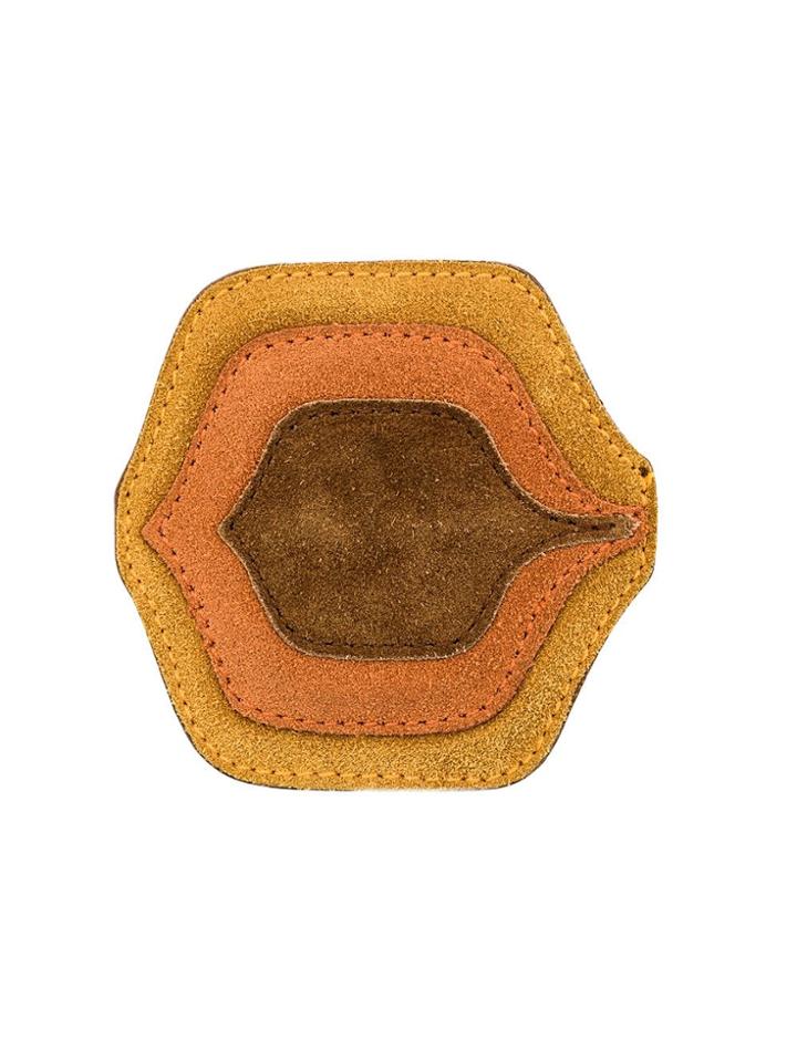 Miu Miu Tri-colour Brooch - Brown
