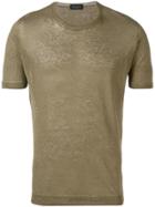 Roberto Collina Fine Knit Style T-shirt - Green