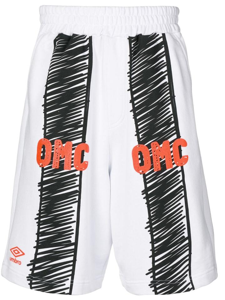 Omc Scribble Shorts - White