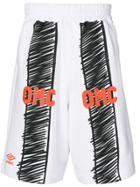 Omc Scribble Shorts - White