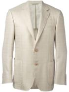 Canali Patch Pockets Jacket - Nude & Neutrals