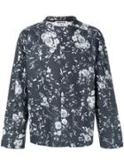 Mcq Alexander Mcqueen Floral Print Sweatshirt - Grey